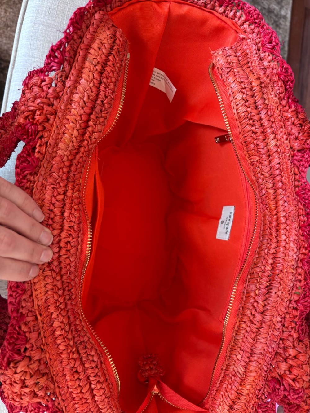 kate spade x Target Raffia Bow Tote Bag - Picture 5 of 5